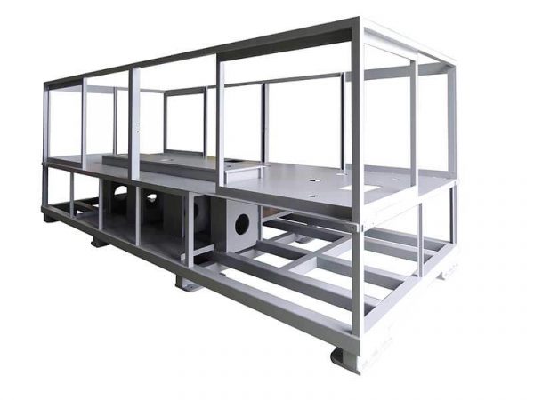 Mechanically welded frame made by DMA, designer and manufacturer of special and assembly machines